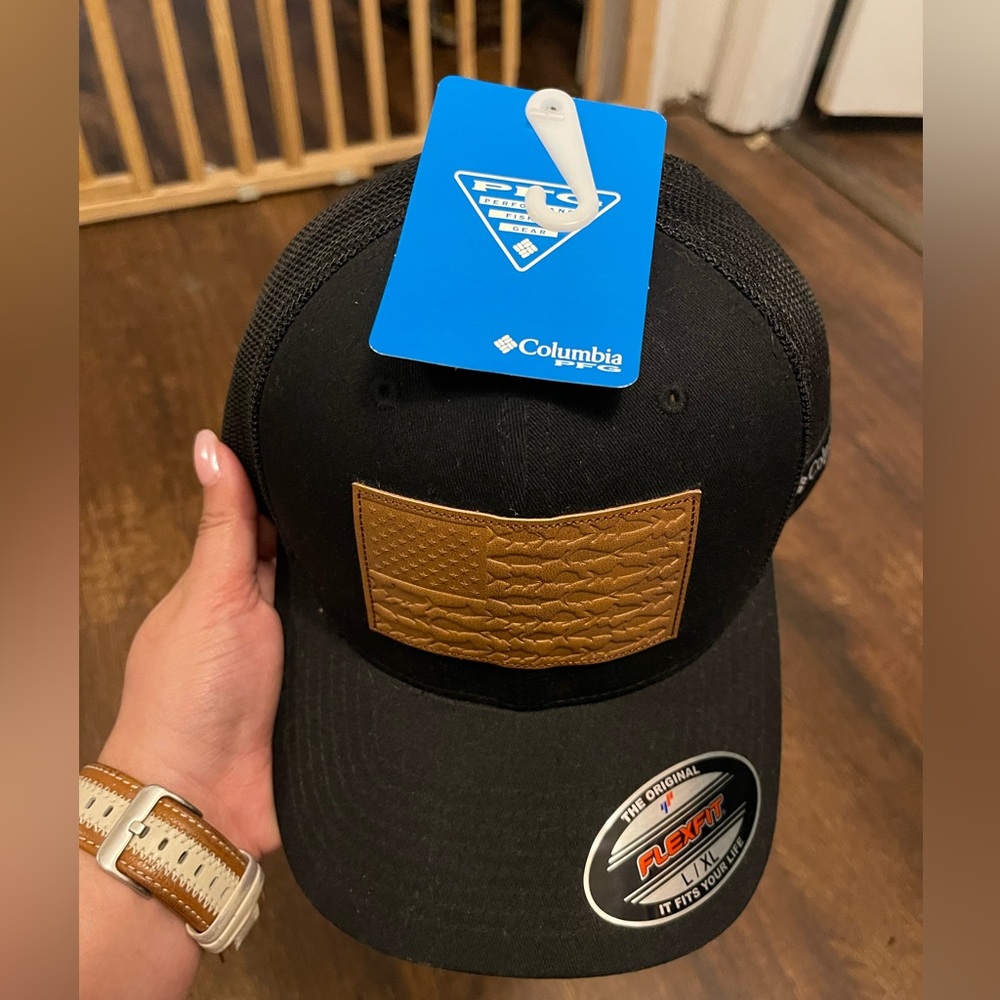 Columbia Black and Brown Men's Cap